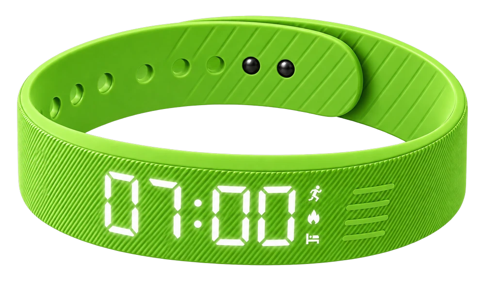Aubéa vibrating alarm bracelet, Green colour