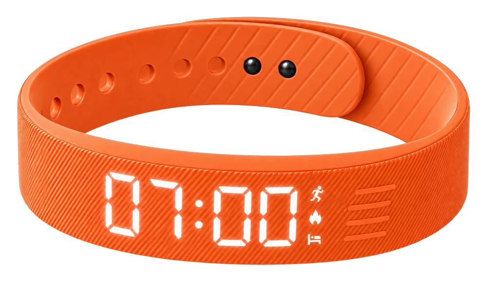 Aubéa vibrating alarm bracelet, Orange colour