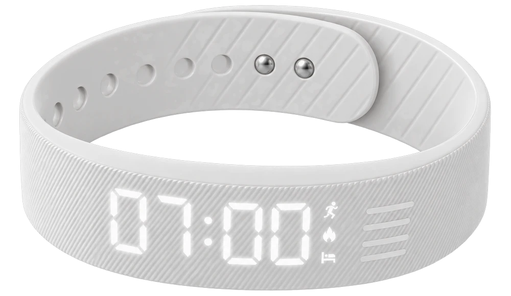 Aubéa vibrating alarm bracelet, White colour